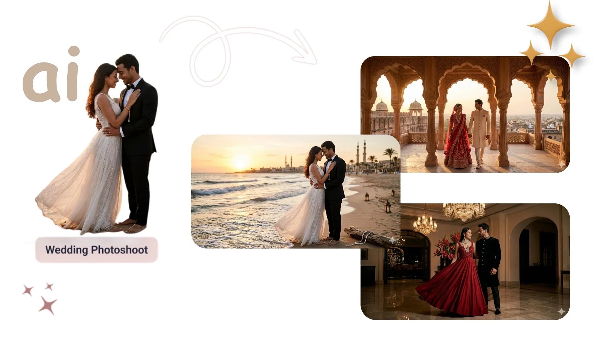 Featured image for Best 10 AI Wedding Photo Prompts (Copy-Paste Ready for Midjourney & DALL-E)